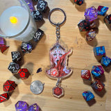 TTRPG 2pc D20 Keychains
