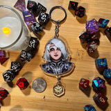 TTRPG 2pc D20 Keychains