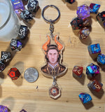 TTRPG 2pc D20 Keychains