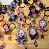 TTRPG 2pc D20 Keychains