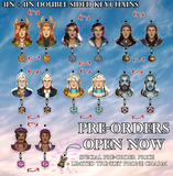 Critical Legends 2pc D20 Keychains
