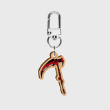 Red Scythe 1.5inch Synthetic Wood Keychain