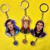 Critical Legends 2pc D20 Keychains