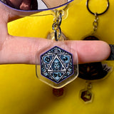 Critical Legends 2pc D20 Keychains