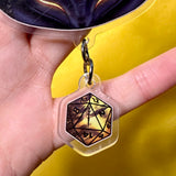 Critical Legends 2pc D20 Keychains