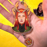 Critical Legends 2pc D20 Keychains