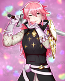 Emblem Flirty Mercenary Print