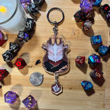 TTRPG 2pc D20 Keychains