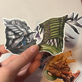 Night Warriors Souls Character Stickers